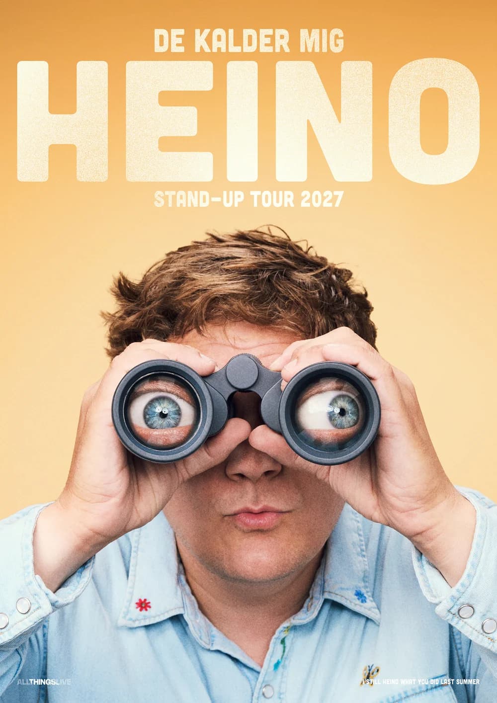Plakat for De kalder mig Heino – Stand-up Tour 2027